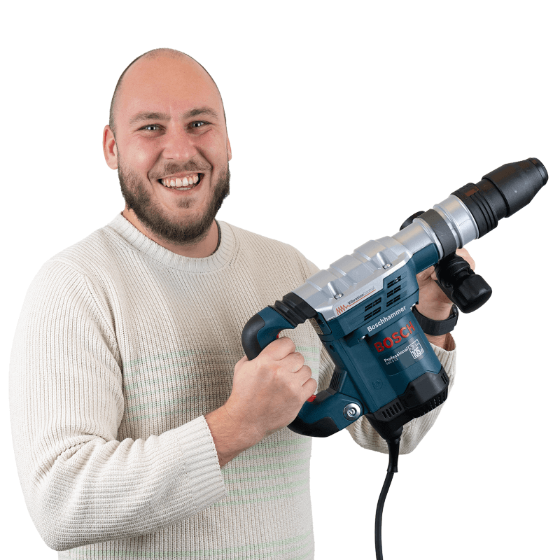 Ben Vreeke in actie